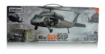 Black Hawk - Gunship - vojenský RC vrtulník 2,4Ghz