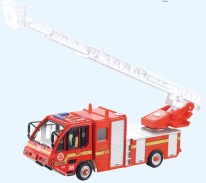 Mini RC hasiči 1:87 s dlouhým žebříkem