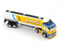 RC kamion cisterna na LPG žlutá