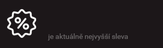 55% je aktuálně nejvyšší sleva