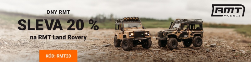 Land Rovery a Jeep Cherokee od RMT models se slevou 20%