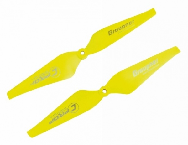 Graupner COPTER Prop 10x4 pevná vrtule (2ks.) - žluté