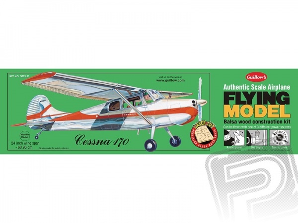 Cessna 170 laser. vyřezávaná 610mm