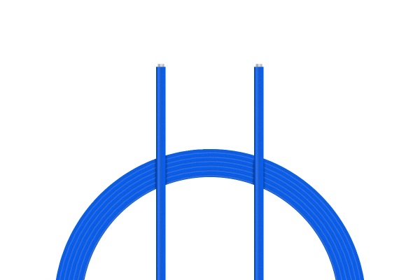 Kabel PVC 0.055mm2 10m (modrý)