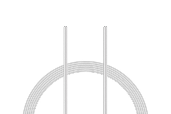 Kabel PVC 0.055mm2 10m (bílý)