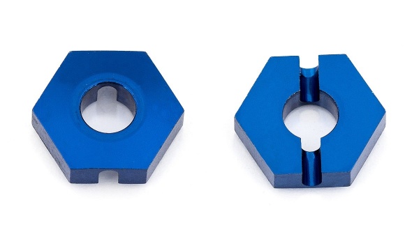 B64 unašeče disků, 3.5 mm, modré, HEX 12mm, 2 ks.