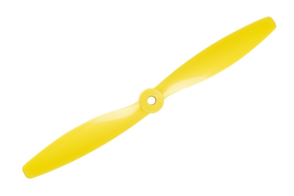 Nylon vrtule žlutá 10x4 (25x10 cm), 1 ks.
