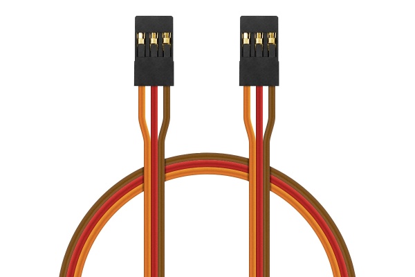 PATCH kabel 300mm, JR 0,25qmm plochý PVC kabel, 1 ks.