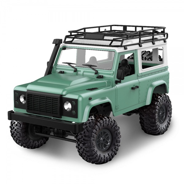 D90 Rock Crawler Defender 1:12, 4WD, 2,4 GHz, LED, RTR, proporcionální jízda, zelená