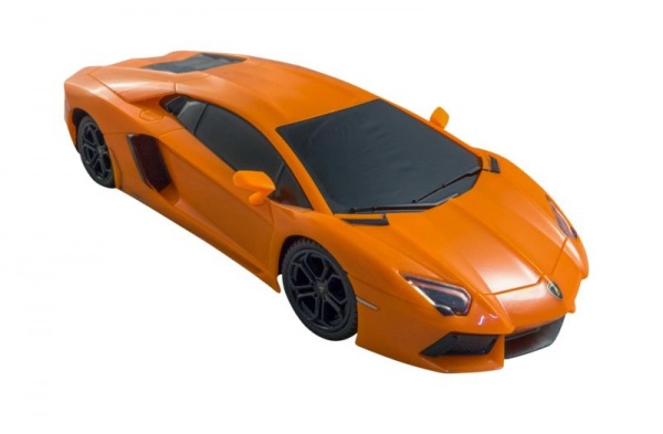 Siva RC auto Lamborghini Aventador LP 700-4 1:14 oranžová