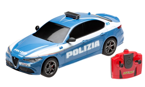 RE.EL Toys Rc auto Alfa Romeo Giulia Policie 1:18