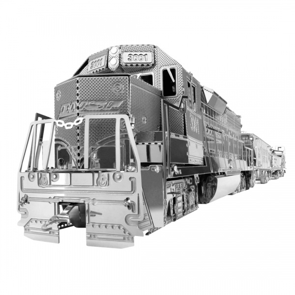 Metal Earth Luxusní ocelová stavebnice Boxová verze nákladního vlaku