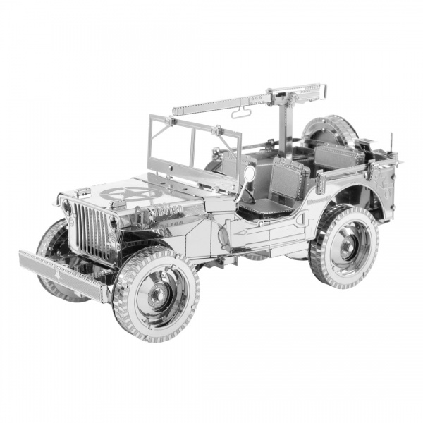 Metal Earth Luxusní ocelová stavebnice Willys Jeep
