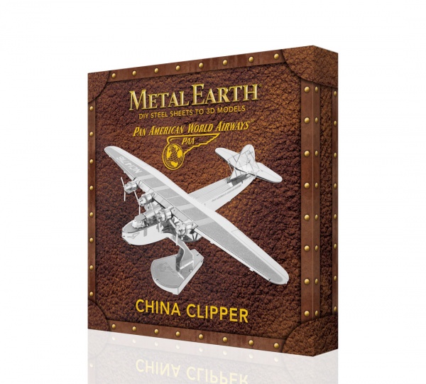 Metal Earth Luxusní ocelová stavebnice Pan Am China Clipper Box Ve