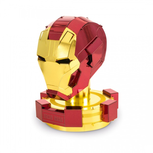 Metal Earth Luxusní ocelová stavebnice Helma Marvel Avenger Iron Man