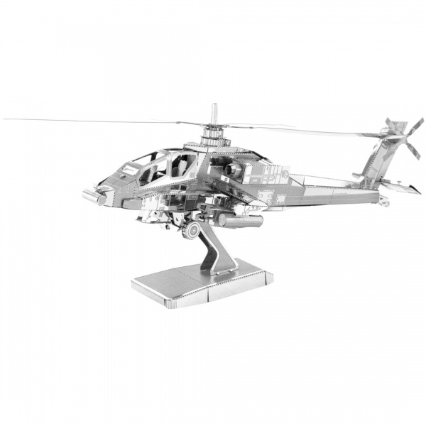 Metal Earth Luxusní ocelová stavebnice AH-64 Apache