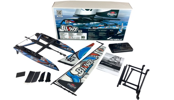 Amewi RC plachetnice Binary V3, 40cm, RTR, autokorekce plachet