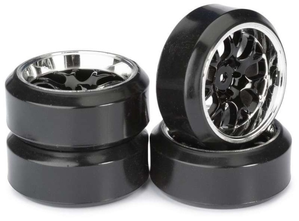 Driftové pneumatiky 1:10 včetně disků, 4ks