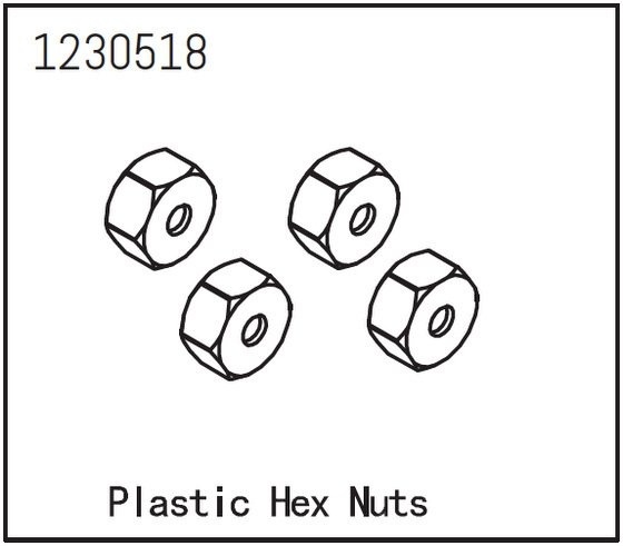 Hex Nuts (4)