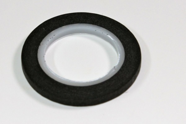 Dekorační samolepící páska 3mm, černá