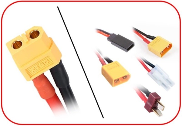 Univerzální nabíjecí kabel s konektorem XT60 - T-Dean, XT60, XT90, Tamiya, JR