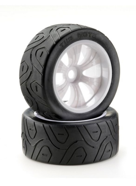 Silniční pneu 1:8 včetně disků typ truggy, bílé