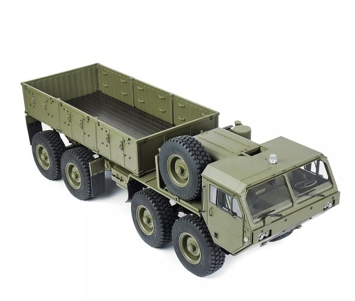 MilitaryTruck 1:12 RTR zelený- Nové, pouze rozbaleno, outlet