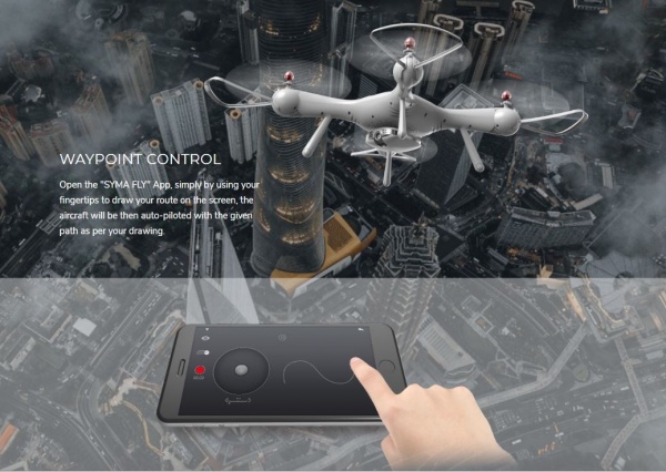 SYMA X25PRO+ dron s GPS, 2x akumulátor