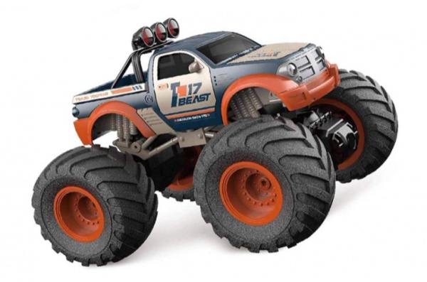 RC Bigfoot 1/18- oranžovomodrý