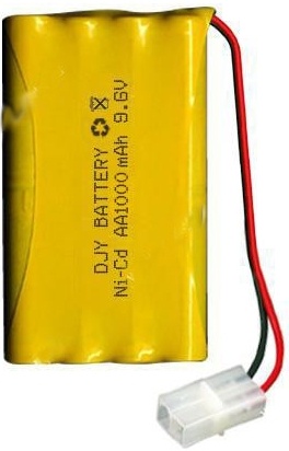 Baterie Ni-Cd 800 mAh 9.6V