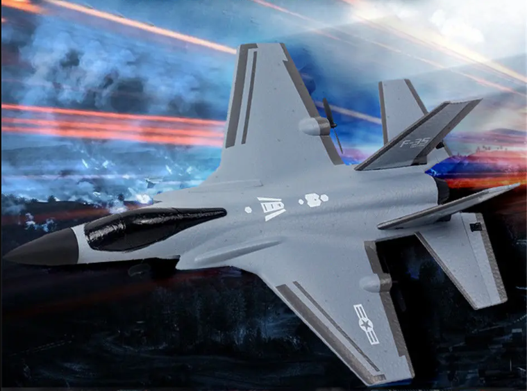 RC Stíhačka Minator F-35 - šedá