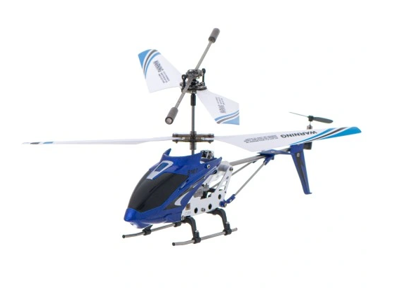 SYMA S107 blue s gyroskopem - nejodolnější mini vrtulník na trhu