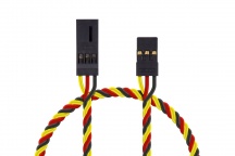 4609 S prodlužovací kabel 150mm JR kroucený silný, zlacené kontakty (PVC)