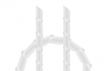 Spirálová bužírka 5x3,7 mm transparentní 1m