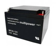 Pb akumulátor MULTIPOWER 12V/26,0Ah