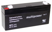 Pb akumulátor MULTIPOWER 6V/3,3Ah