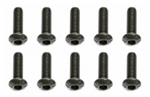 M3x10mm šroub s imbusouvou půlkulatou hlavou, 10ks.