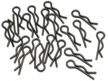 Sponky karoserie 8mm Černé (20ks)