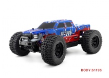 HSP Octane PRO 1/10 2,4 GHz Brushless Monster Truck, Modrý