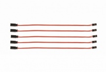 Prodlužovací kabel 600mm JR 0,16qmm silný, zlacené kontakty, 5ks. (PVC)