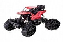 s-Idee RC auto Strong Climbing Car METAL s koly i pásy 1:16 červená