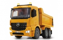 DOUBLE E RC sklápěč Mercedes-Benz Arocs Dump Truck s funkční korbou 1:20