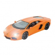 Siva RC auto Lamborghini Aventador LP 700-4 1:14 oranžová