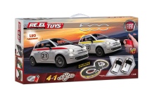 RE.EL Toys Autodráha Fiat 500 Cinquecento 4v1 1:43 LED světla