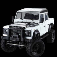 DoubleE RC auto Land Rover Defender D110 1:8 bílá RTR sada