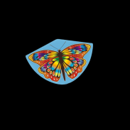Günther drak Papillon 92x62 cm