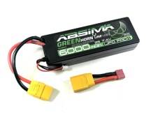 LiPo akumulátor Absima Greenhorn 7,4V / 6000mAh 50C konektor XT90/T-Dean
