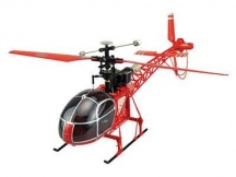 Jednorotorový vrtulník Lama 4Ch- Chybí zadní motor, polámáná cyklika outlet