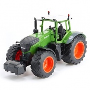 Traktor na dálkové ovládání- Zánovní, bez ovladače, funkční, outlet