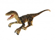 RC dinosaurus VELOCIRAPTOR II. hnědý, nefunkční pohyb vpřed/vzad, outlet